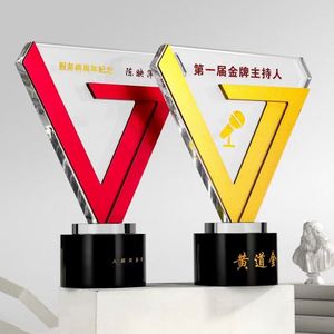 Prix de gros bon marché Trophée de cristal vierge K9 Prix personnalisé 3d Laser gravure Trophées de verre cristal pour cadeau d'affaires - Product Image 2