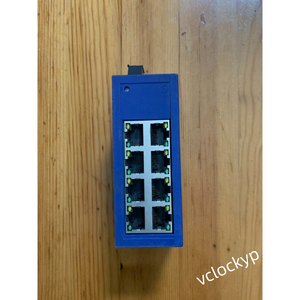 Hirschmann Ethernet <b>Switch</b> SPIDER 8TX Rail <b>Switch</b> 943376001 943 376-001 <b>Used</b> - Product Image 1