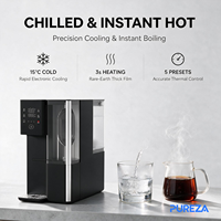 Distributeur d'eau chaude et froide PUREZA PU-T01, système de filtration d'eau par osmose inverse instantanée à 3 températures, purificateur de comptoir