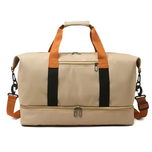 Bolsa de Lona de Gran Capacidad para Viajes Cortos, con Separación para Ropa Seca y Mojada, de Oxford, Portátil, de un Solo Hombro - Product Image 1