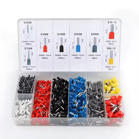 1200 pièces de cosses isolées en nylon de 0,5 à 10 mm, embouts de câble, kits de cosses tubulaires en cuivre avec outil HSC8 6-4
