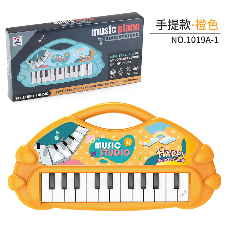 1019a-1 clavier électronique portatif orange 151g