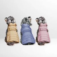 Vêtements pour animaux de compagnie personnalisés, veste matelassée pour chien réglable, coton, imperméable, manteau pour chien 2 en 1, trench classique