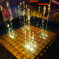 Fuente Musical de Acero Inoxidable 304 de Alta Calidad para Exteriores, con Control Multimedia, para Decoración de Plazas y Parques Municipales