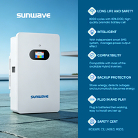 Onduleur solaire hybride Deye 7-12kW SUN-SG06LP1 avec kit de stockage PV LiFePO4 20-48kWh pour toute la maison, hors réseau