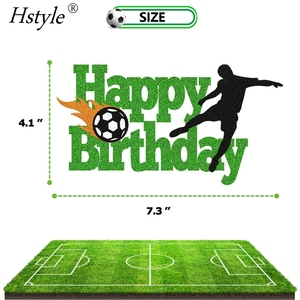 Adorno <span class=keywords><strong>para</strong></span> <span class=keywords><strong>Pastel</strong></span> <span class=keywords><strong>de</strong></span> Fútbol, Letrero <span class=keywords><strong>de</strong></span> Feliz Cumpleaños, Decoraciones <span class=keywords><strong>para</strong></span> <span class=keywords><strong>Pastel</strong></span> <span class=keywords><strong>de</strong></span> Jugador <span class=keywords><strong>de</strong></span> Fútbol <span class=keywords><strong>para</strong></span> Fiesta <span class=keywords><strong>de</strong></span> Cumpleaños Deportiva <span class=keywords><strong>para</strong></span> Niño o Niña PQ912 - Product Image 2