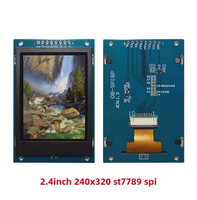 Modul LCD IPS 2,4 Inci 240x320 Layar SPI ST7789 Layar Berwarna Penuh untuk Kontrol Tertanam
