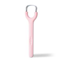 Grattoir à langue en acier inoxydable en forme de cœur - Nettoyeur de langue pour une haleine fraîche et une hygiène buccale