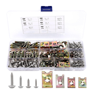 Custom 6/8/10/12 Interior Trim Fasteners Stainless Steel U Clips Nut <b>Screws</b> for Automotive - Product Image 1