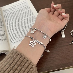 S925 Sterling <b>Silver</b> Bracelet Key <b>Charm</b> Women's Everyday Wear Fine Chain Link Jewelry - Product Image 2