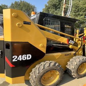 Cargadora de Dirección Deslizante Caterpillar 246D Usada Original, Bien Mantenida, Sistema Hidráulico en Perfecto Estado, Máquina de Alta Eficiencia - Product Image 4