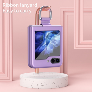 Étui rigide pliable avec anneau de maintien pour Samsung Galaxy Z Flip 6 5 <span class=keywords><strong>4</strong></span> 3 - Product Image 4