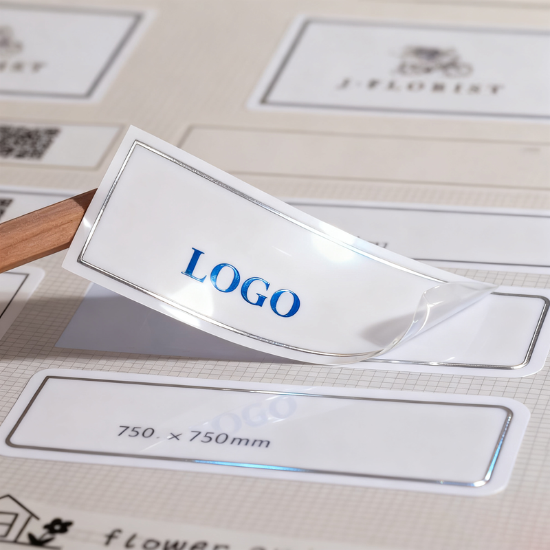 Customized Bendable Metal Embossed Waterproof Adhesive