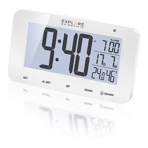 Sveglia Multifunzione radiocontrollata White RDC1004 - Product Image 1