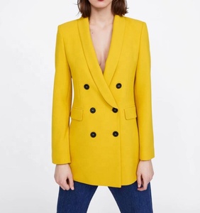 Moda Casual Business doppio petto tinta unita da donna abiti da ufficio donna formale - Product Image 2