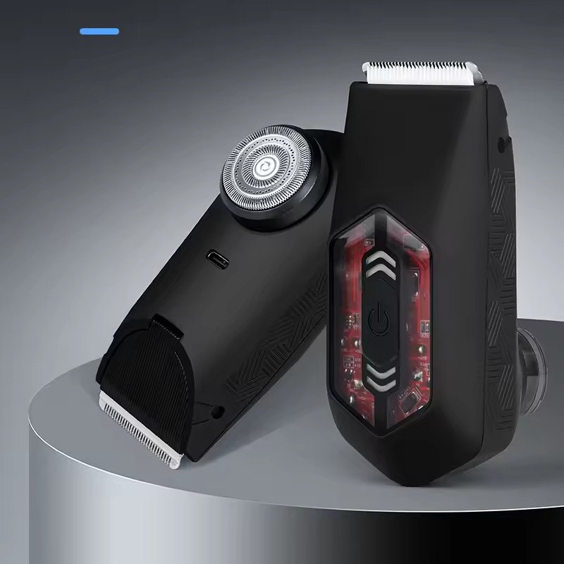 IPX7 водонепроницаемый мини-USB электрический триммер 2 в 1 портативный мужской из нержавеющей стали устройство для ухода за телом для домашнего отеля