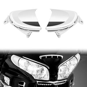 Accessoires Décorations Moto Couvercle de Phare Chromé pour Honda Goldwing 1800 GL1800 2001-2017 <span class=keywords><strong>2016</strong></span> 2015 2014 - Product Image 2