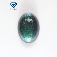 Harga grosir kualitas tinggi potongan Oval Starlight datar seri polos K9 kaca kristal DIY pakaian aksesoris longgar Rhinestones