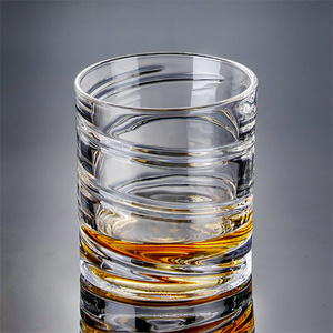Gobelet rotatif Barware tasses en verre cristal 12 oz verres à whisky pour liqueur Bourbon et boissons à cocktail - Product Image 6