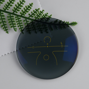 156 multifocal ảnh grey kính mắt ống kính 1.56 Progressive 12 12 + 2 13 + 3 với màu xanh lá cây màu trắng rõ ràng màu xanh lớp phủ vật liệu nhựa - Product Image 2