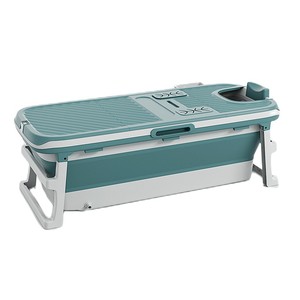 hot sale Portable 1.5M Large Freestanding Folding Plastic Bath Tubs For Adults with Thermometers