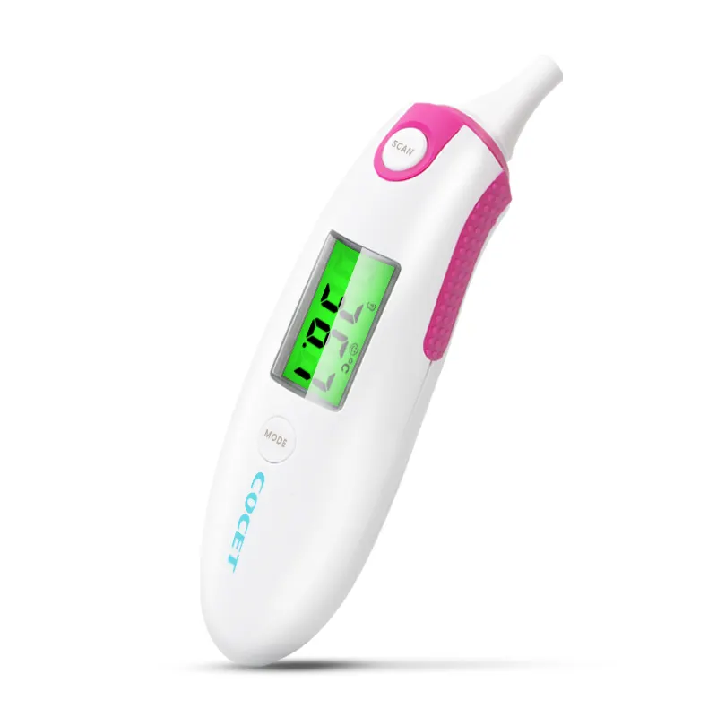 Infrared Thermometer Baby 2021 CE Digital Clinically Accurate Infrared Dual Baby Forehead Medical Ear Thermometer 4 In 1 Suitable For Baby Kids Adults