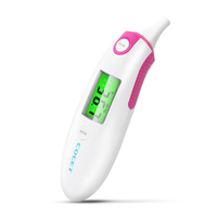 Thermomètre numérique infrarouge frontal et auriculaire médical professionnel pour enfants, bébés et adultes, homologué COCET CE 510K