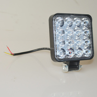 85mm 9-30V 3 fils 2 modèles stroboscope 4x4 accessoires Slim Spot 16LED 3030 48W DRL conduite antibrouillard hors route SUV LED lumière de travail
