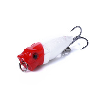 Leurre artificiel de surface en acier inoxydable pour micro-ondes avec hameçons, bruyant, 10g, pour eau douce, brochet, truite, nouveau modèle