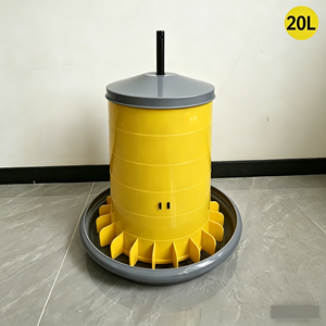 Comederos <span class=keywords><strong>y</strong></span> Bebederos de Plástico para Pollos de Todos los Tamaños (9L, 12L, 20L, 22L), <span class=keywords><strong>Comedero</strong></span> Automático para Pollos, Patos, Gansos, Aves, Codornices <span class=keywords><strong>y</strong></span> Palomas - Product Image 5