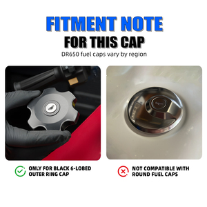 Nicecnc ฝาถังน้ำมันอลูมิเนียมสำหรับ Suzuki <span class=keywords><strong>DR650</strong></span> S <span class=keywords><strong>SE</strong></span> 1996-2019 DR650S DR650SE 2016 2017 2018 - Product Image 6