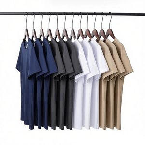 Maßgefertigtes Hochwertiges Schwergewichtiges T-Shirt Blanko-T-Shirts Individuell Bedrucktes Grafik-T-Shirt 100% Baumwolle Herren-T-Shirt - Product Image 1