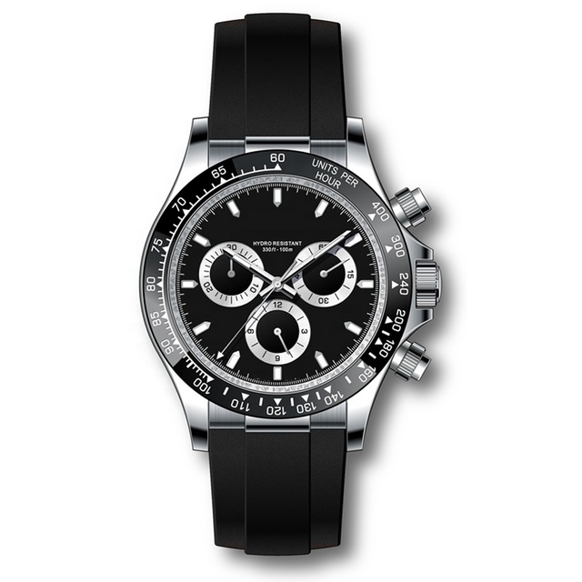 Hot Sale Stainless Steel Back 5 ATM Water Resistant Brand Wrist Watch Luxury