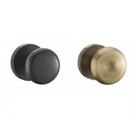 Poignée de porte sphérique unilatérale en acier inoxydable pour atelier, chambre, porte dissimulée, style minimaliste moderne