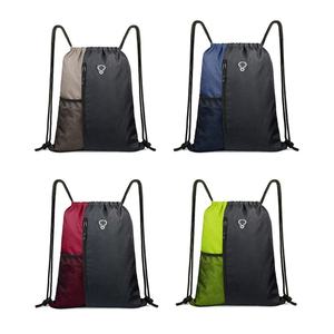 <b>Drawstring</b> <b>Backpack</b> with Zipper Custom logo for Unisex Men and Women Gym Sport <b>Backpacks</b> - Product Image 5