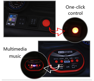Carro Elétrico Infantil para Crianças com Controle Remoto, Tração nas Quatro Rodas, Bateria 12V4.5Ah para 2-4 e 5-7 Anos, Unissex - Product Image 5