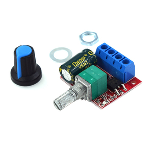 อุปกรณ์ควบคุมมอเตอร์ PWM DC 5V-35V สวิตช์ควบคุมความเร็วฟังก์ชั่นสวิตช์5A หรี่ไฟ LED - Product Image 1