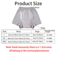 3er Set L-2XL XXL Adult Wasch bare Stoff windeln Wasserdichte Windel Wieder verwendbare Inkontinenz pflege hose für ältere Frauen