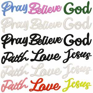 Bestickte Buchstaben-Aufnäher zum Aufbügeln Großhandel Hochwertige Stickerei-Patches für Kleidungsdekoration Hüte Jacken DIY Applikationen - Product Image 1