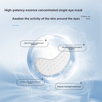 Masque pour les yeux au collagène hydrolysé, raffermissant, anti-rides, réduit les ridules, améliore les poches sous les yeux, atténue les cernes, éclaircit le contour des yeux