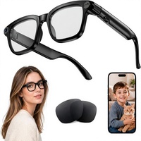 Lunettes Intelligentes IA avec Caméra 8MP, Capture Vidéo 4K, Traduction en Temps Réel, Assistant d'Enregistrement, Audio Open-Ear, Object A125