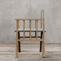 Chaises de café d'extérieur, mobilier de loisirs de style campagnard européen et américain, chaises pliantes