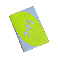 Cuir PU synthétique effet brûlé à pression à chaud, changeant de couleur, pour couverture de carnet, avec support non-tissé imperméable, 0,7 mm