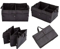 Boîte de rangement pour véhicule pliable siège arrière organisateur de voiture stockage de coffre de voiture pliable Auto camions boîte de rangement de cargaison