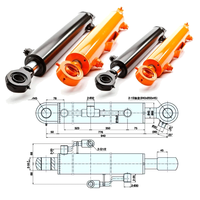 Factory Direct Sale Digger Spare Parts Hydraulic Cylinder fits Komatsu PC Series 6 to 30 Ton Ram