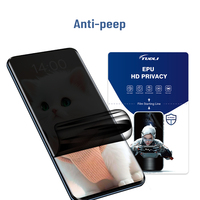 Tuoli gros Logo personnalisé meilleur téléphone portable HD clair Anti-espion Epu Hydrogel verre Film de protection d'écran Film de découpe de confidentialité