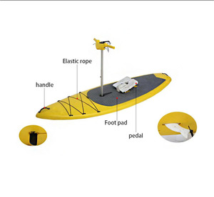 Vente chaude SUP board planche de <span class=keywords><strong>surf</strong></span> sur l'eau planche à pagaie debout vélo aquatique vélo à pédale d'eau solo - Product Image 6