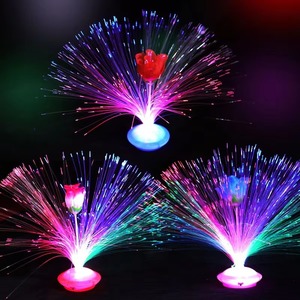 ของตกแต่งคริสต์มาสสีเงิน เรืองแสงในที่มืด ของเล่นสำหรับผู้สูงอายุ ไฟ LED ใยแก้วนำแสงหลากสี ของเล่นโคมไฟกลางคืน - Product Image 3