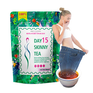Tisane Dimagrante Biologica alle Erbe con Limone per una Rapida Perdita di Peso, 100% Sicura e Senza Effetti Collaterali, Confezione in Scatola - Product Image 1