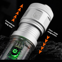 Lampe de travail Lanterne Usb Rechargeable Cob Plongée Sous-Marine Linternas Alta Potencia Led Taschenlampe Mini Lampe de poche
